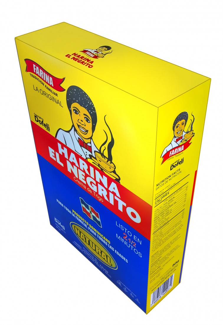 El Negrito wheat cream from Dominican Republic, a national staple at every table.